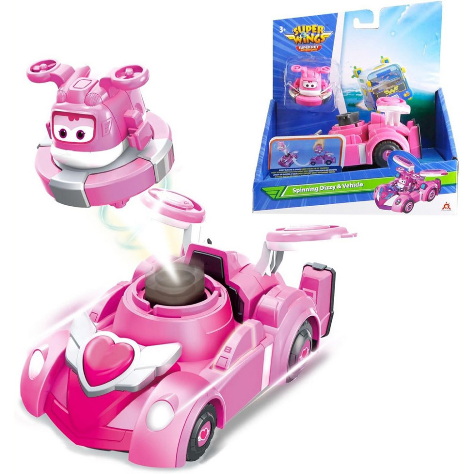 Игровой набор Spinning Vehicle Диззи (Dizzy) Super Wings EU770340 с волчком