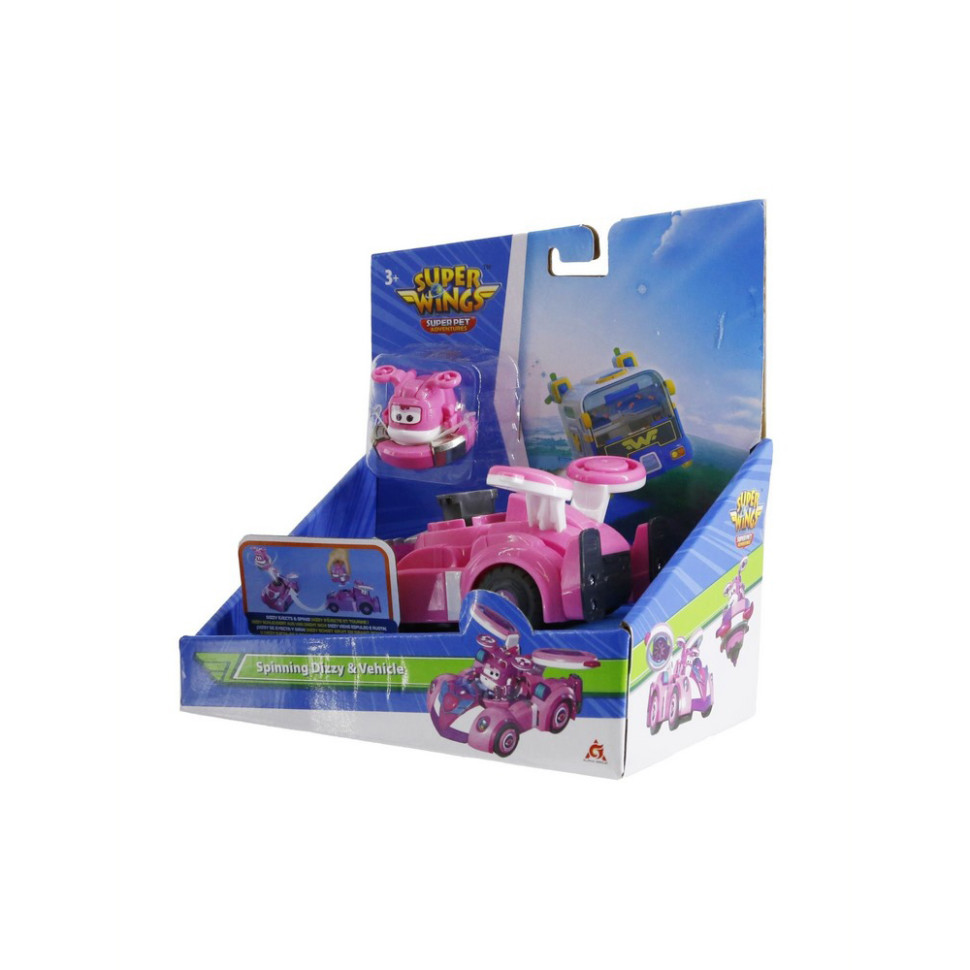 Игровой набор Spinning Vehicle Диззи (Dizzy) Super Wings EU770340 с волчком