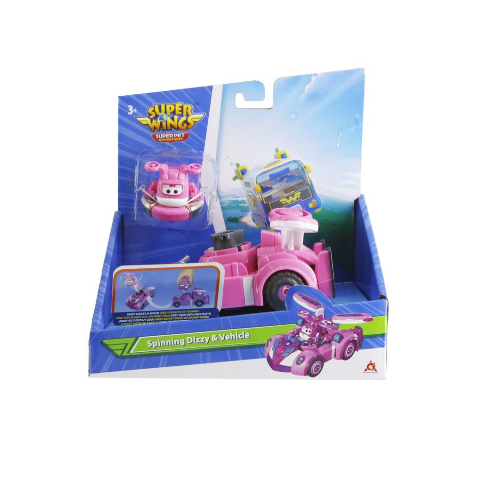 Игровой набор Spinning Vehicle Диззи (Dizzy) Super Wings EU770340 с волчком