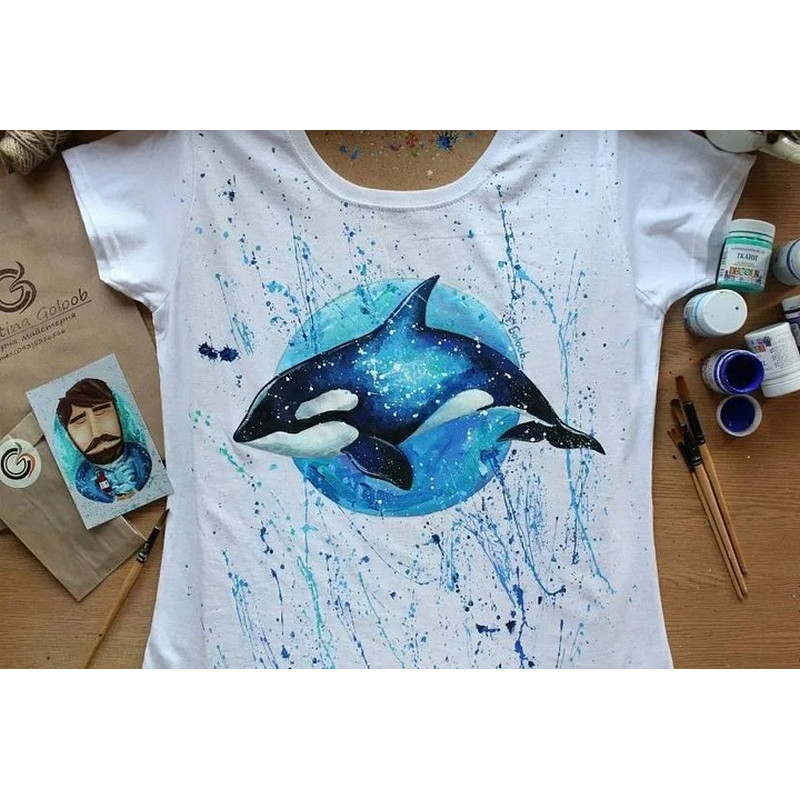 Набір акрилових фарб для текстилю