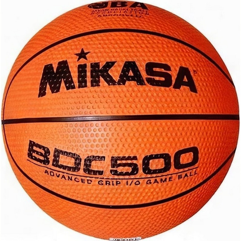 Мяч баскетбольный Mikasa BDC500 коричневый, размер № 6