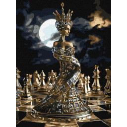 Картина по номерам "Ход королевы" ©art_selena_ua Идейка KHO8560, 30х40 см Картина по номерам "Ход королевы" ©art_selena_ua Идейка KHO8560, 30х40 см