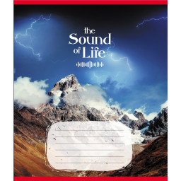 Тетрадь ученическая "Музыка жизни" Leader 036-580266L-1 в линию, 36 листов 