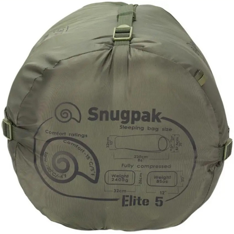 Спальний мішок туристичний Softie Elite 5 Snugpak 8211650540132