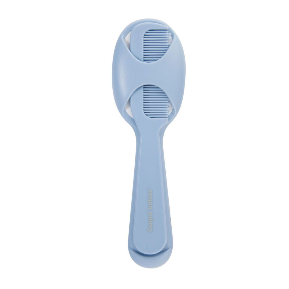 Щетка для волос с расческой Canpol babies 56/160_blu с рождения