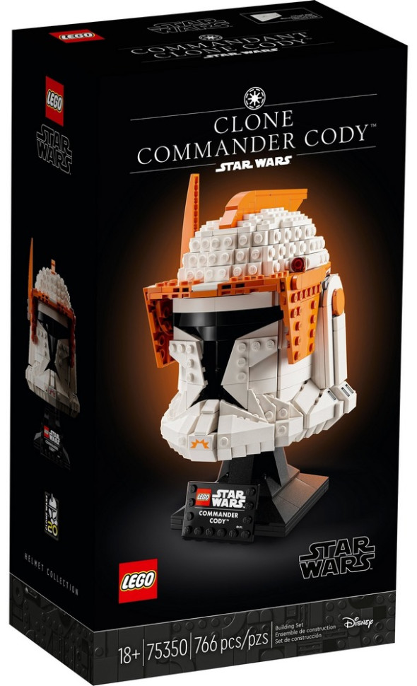 Конструктор Star Wars™ Шолом командора клонів Коді LEGO 75350, 766 деталей