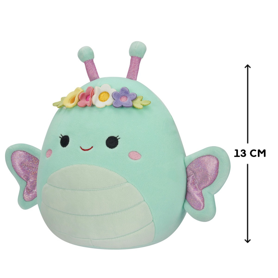 Детская мягкая игрушка Бабочка Рейна Squishmallows SQER00814, 13 см