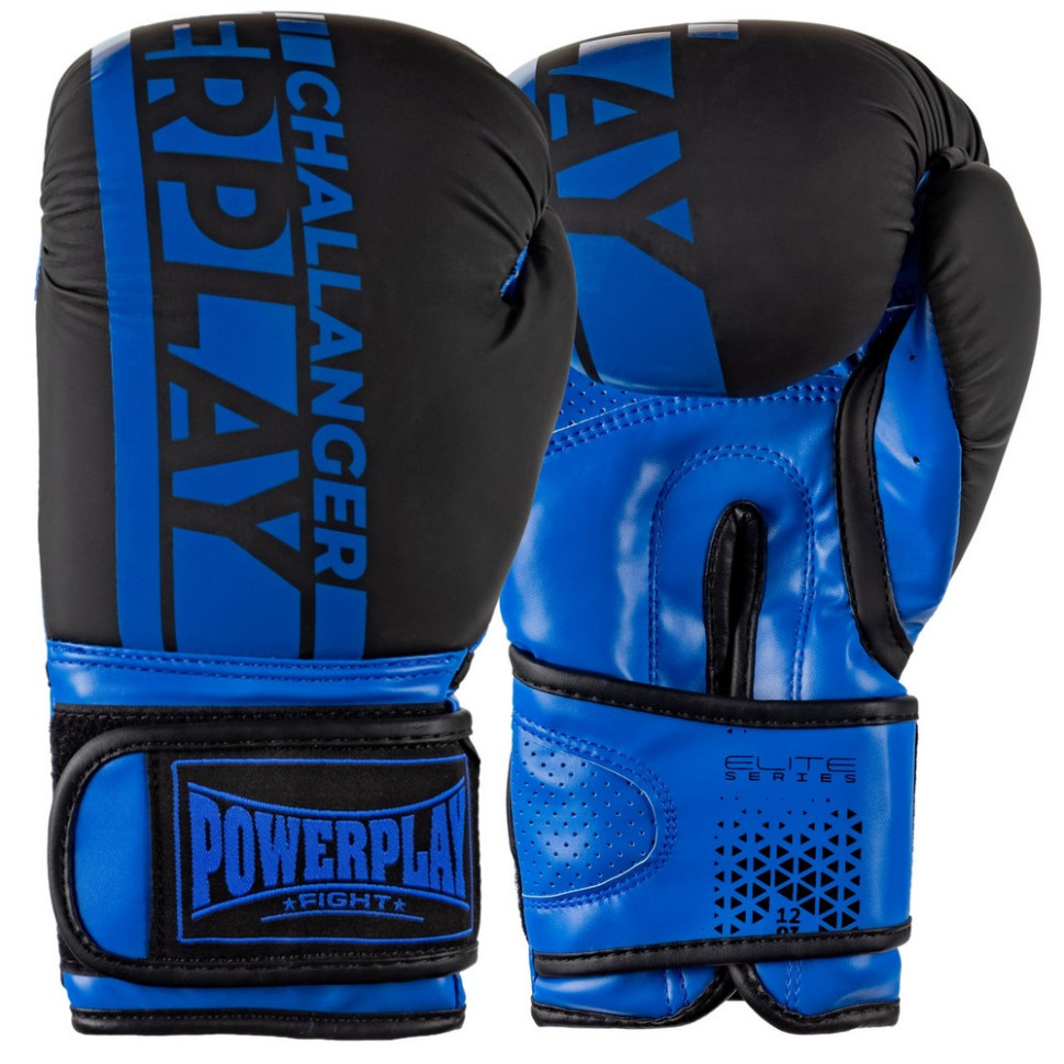 Боксерські рукавиці 3086 Matt Challenger PowerPlay PP_3086_10oz_Bl/Navy, розмір 10 унцій