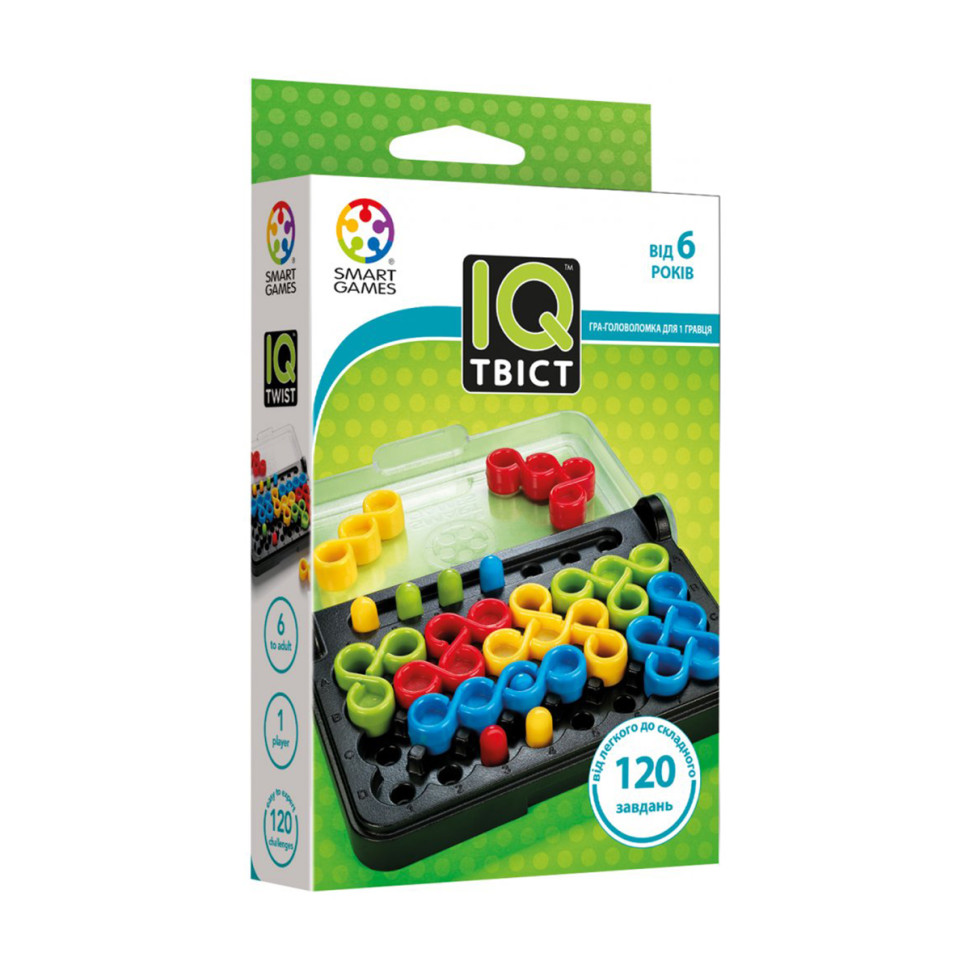 Игра-головоломка IQ Твист Smart Games SG 488 UKR 120 заданий