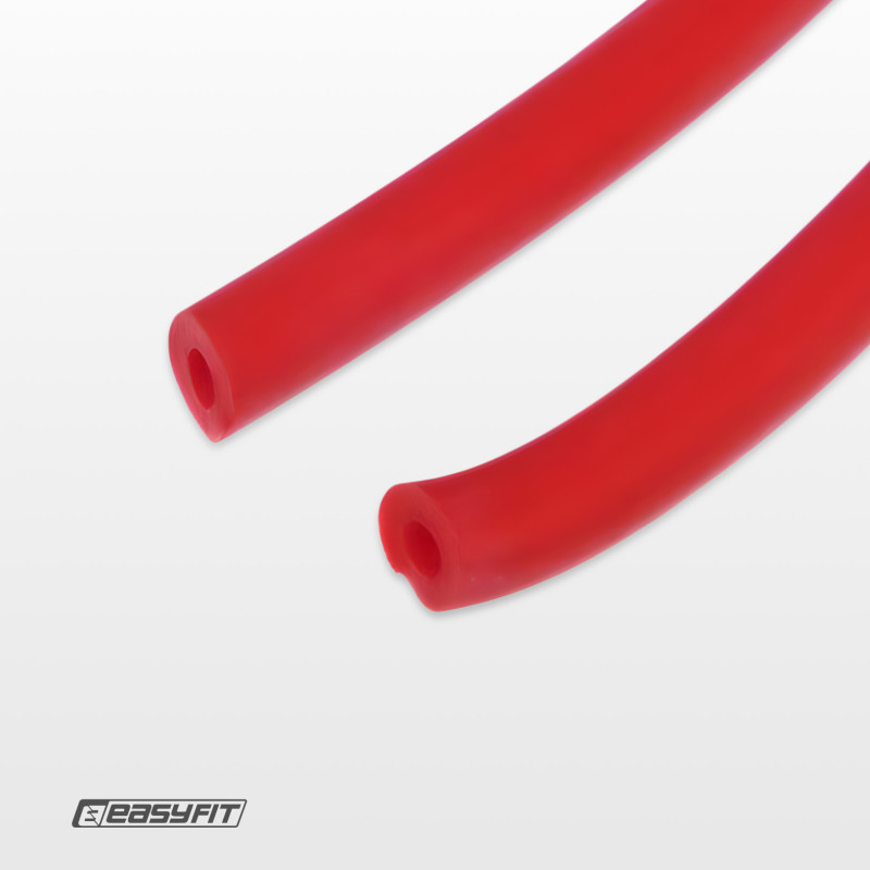 Борцовская резина - жгут Hard EasyFit EF-6332s-10R, красный 10 м