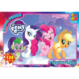 Дитячий пазл "My little Pony" G-Toys MLP015 постер 117 елементів