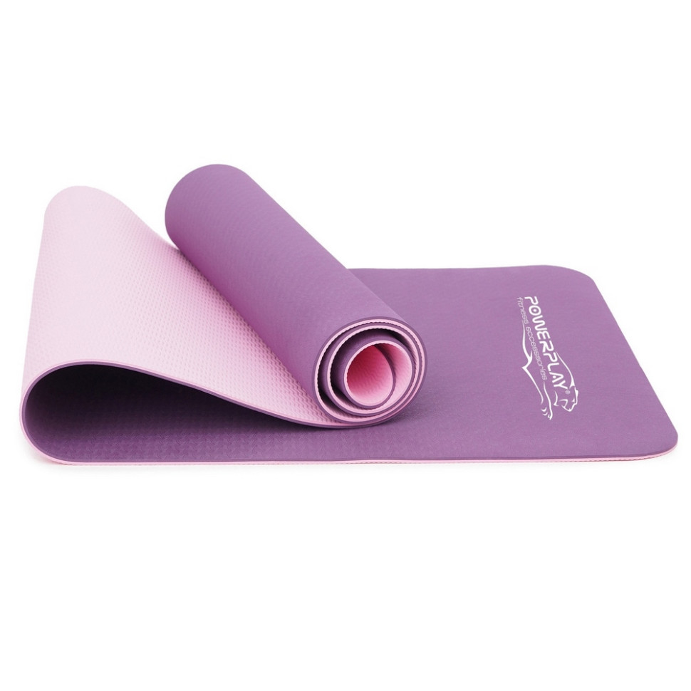 Килимок для йоги та фітнесу 4150 Premium Performance Mat PowerPlay PP_4150_Purple 183x61x0,6 см