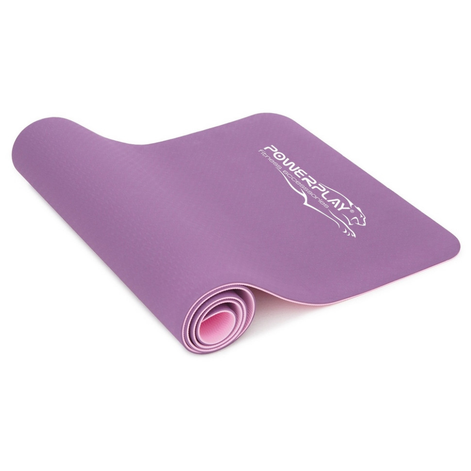 Килимок для йоги та фітнесу 4150 Premium Performance Mat PowerPlay PP_4150_Purple 183x61x0,6 см