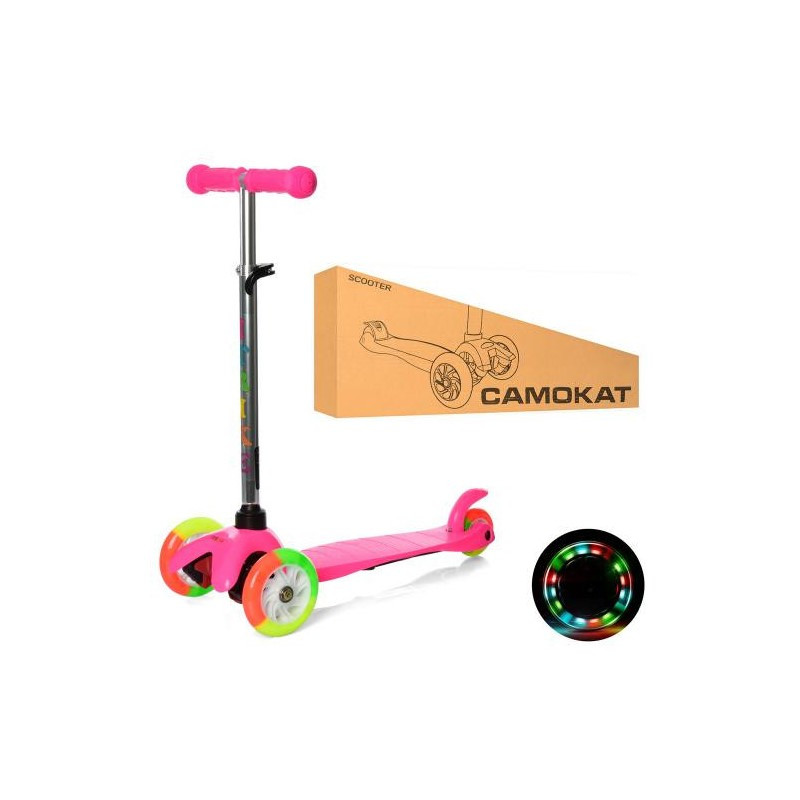 Дитячий самокат iTrike BB 3-013-4-A-P1 MINI колеса, що світяться