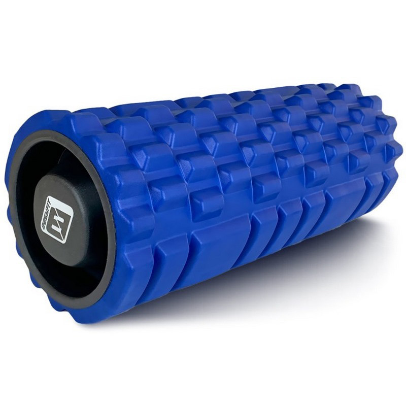 Масажний ролик Grid Roller 1.1 EasyFit EF-2020a-BL 33 см, міцний масажер, синій
