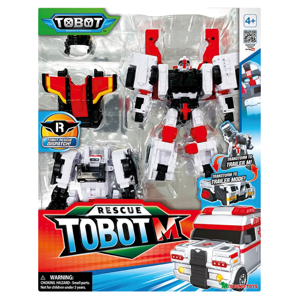Детская игрушка-трансформер S5 тобот M TOBOT 301151, 7х14х19 см