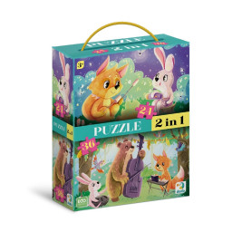 Пазл дитячий "Літні вечори" DoDo Toys 300609, 24 та 36 елементів