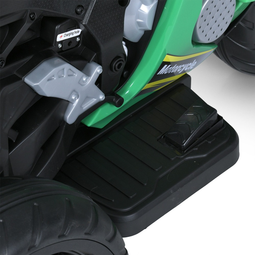 Детский мотоцикл Bambi Racer M 5806EL-5, 3 колеса, музыка и свет, зеленый