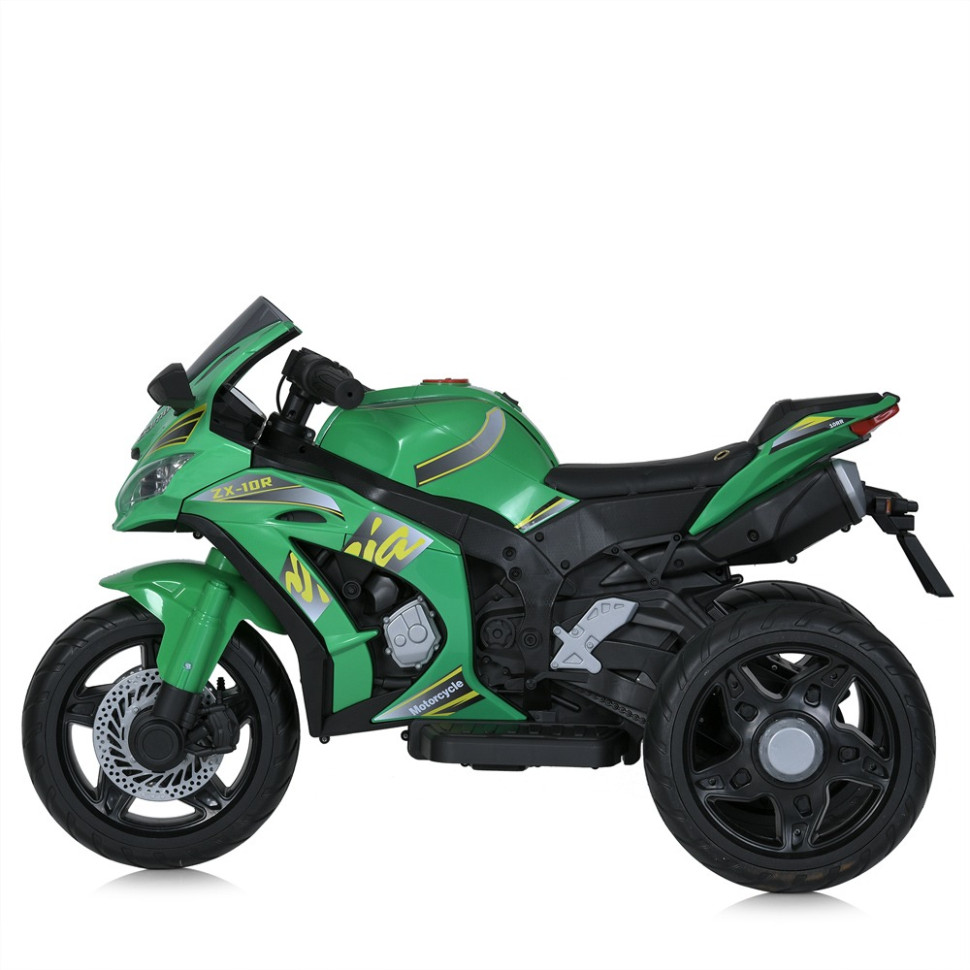 Детский мотоцикл Bambi Racer M 5806EL-5, 3 колеса, музыка и свет, зеленый