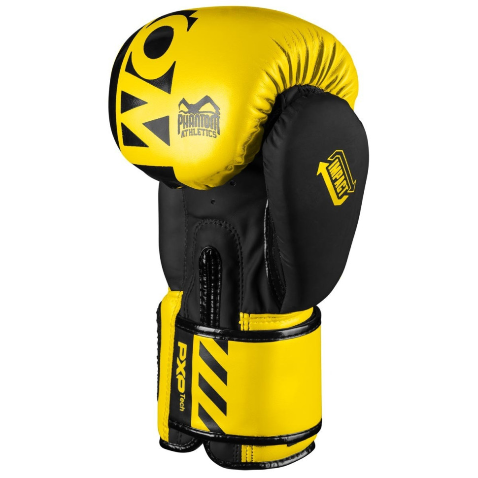 Боксерские перчатки APEX Neon Phantom PHBG2885-10 Yellow 10 унций (капа в подарок)