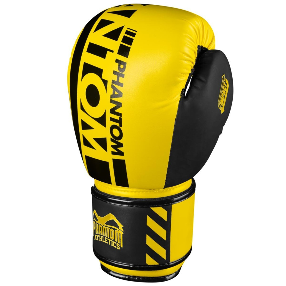 Боксерские перчатки APEX Neon Phantom PHBG2885-10 Yellow 10 унций (капа в подарок)