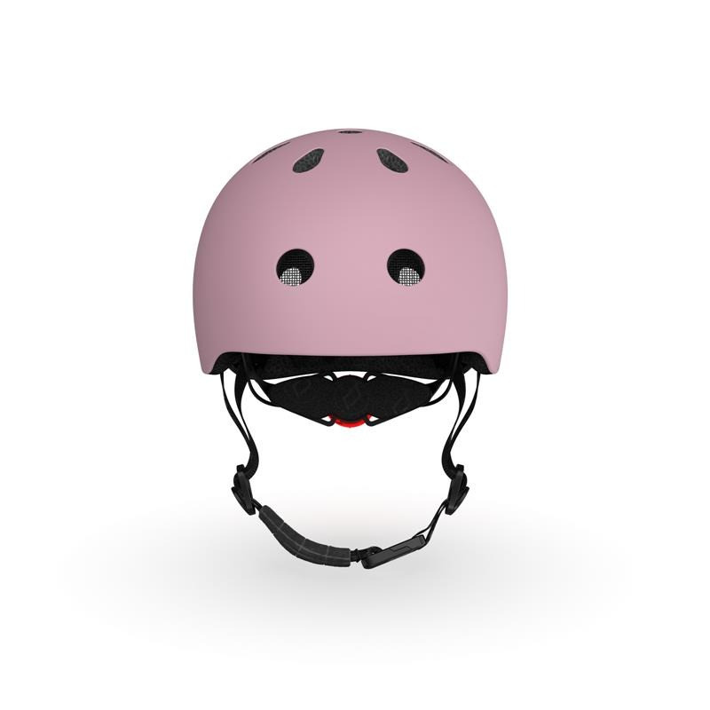 Шолом захисний дитячий Scoot and Ride SR-190605-WILDBERRY, пастельно-бузковий з ліхтариком 51-53см