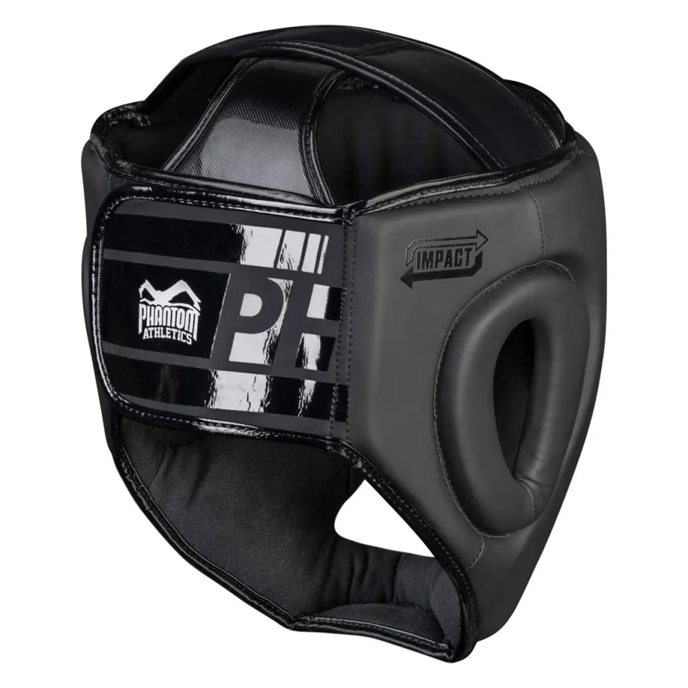 Боксерский шлем Apex Full Face Phantom PHHG2026 Black (капа в подарок)