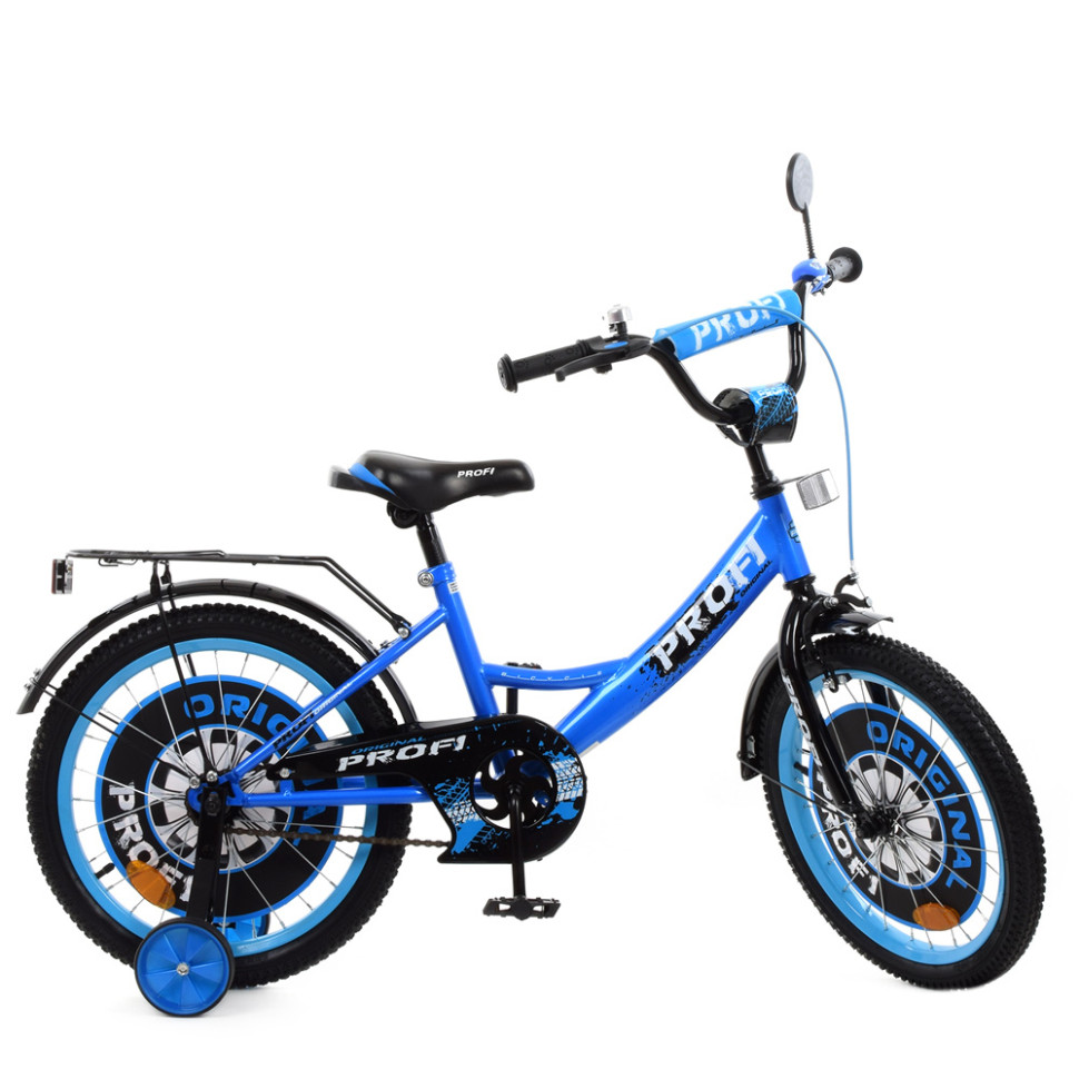 Велосипед дитячий PROF1 Y1844 18 дюймів, синій по цене 3 789 грн.