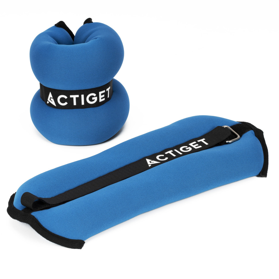 Обтяжувачі-манжети для ніг та рук Actiget ACT0130 Blue/Black 2x2 кг