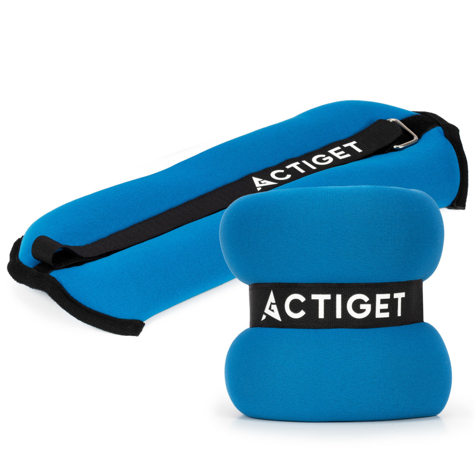 Обтяжувачі-манжети для ніг та рук Actiget ACT0130 Blue/Black 2x2 кг