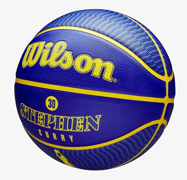 М'яч баскетбольний NBA PLAYER ICON OUTDOOR BSKT CURRY Wilson WZ4006101XB7 № 7