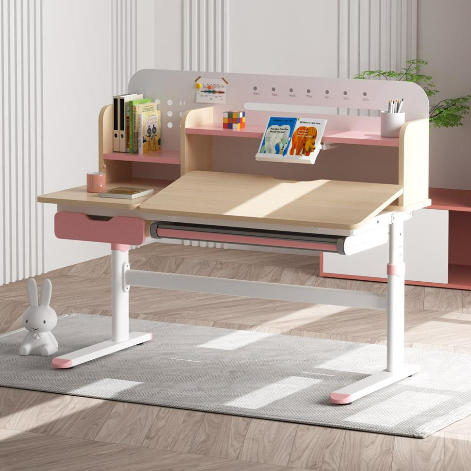 Дитячий стіл Evo-kids TH-360 TG/PN Plus, Pink