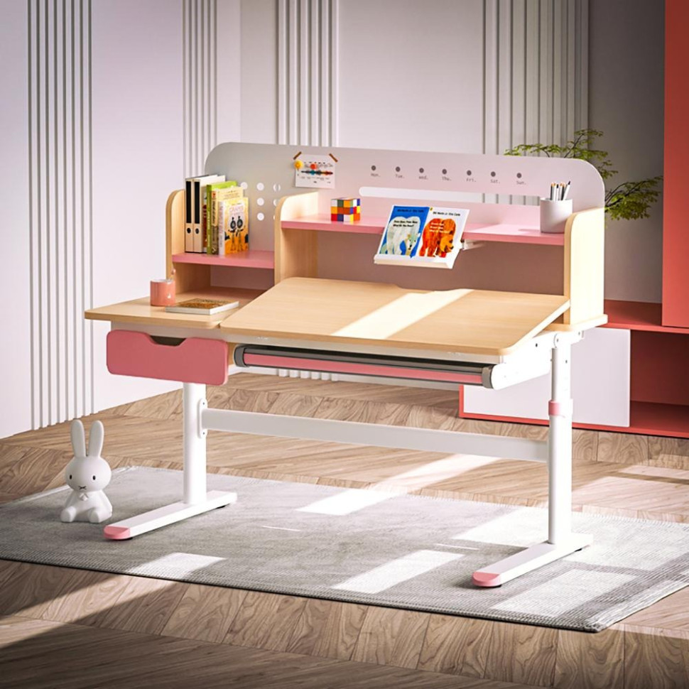 Дитячий стіл Evo-kids TH-360 TG/PN Plus, Pink