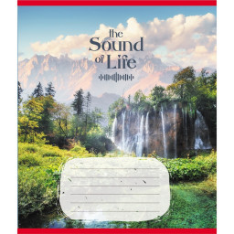 Тетрадь ученическая "Музыка жизни" Leader 036-580266L-2 в линию, 36 листов 