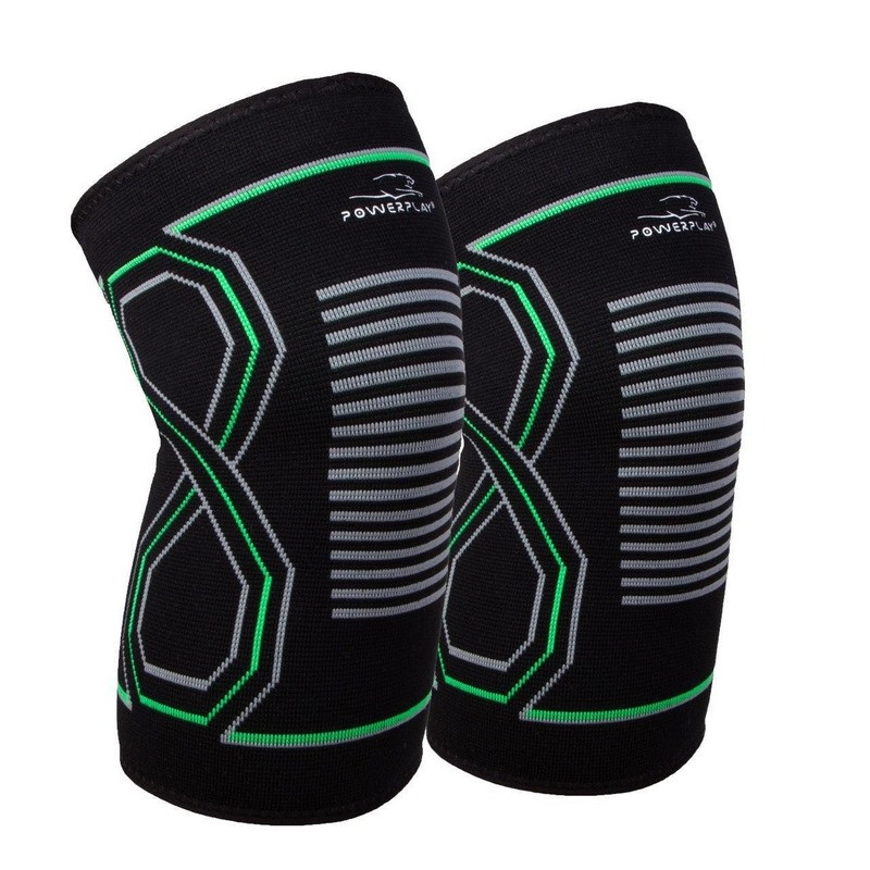 Наколенники 4099 Knee Support PowerPlay PP_4099_L/XL_Bl/Green, L/XL