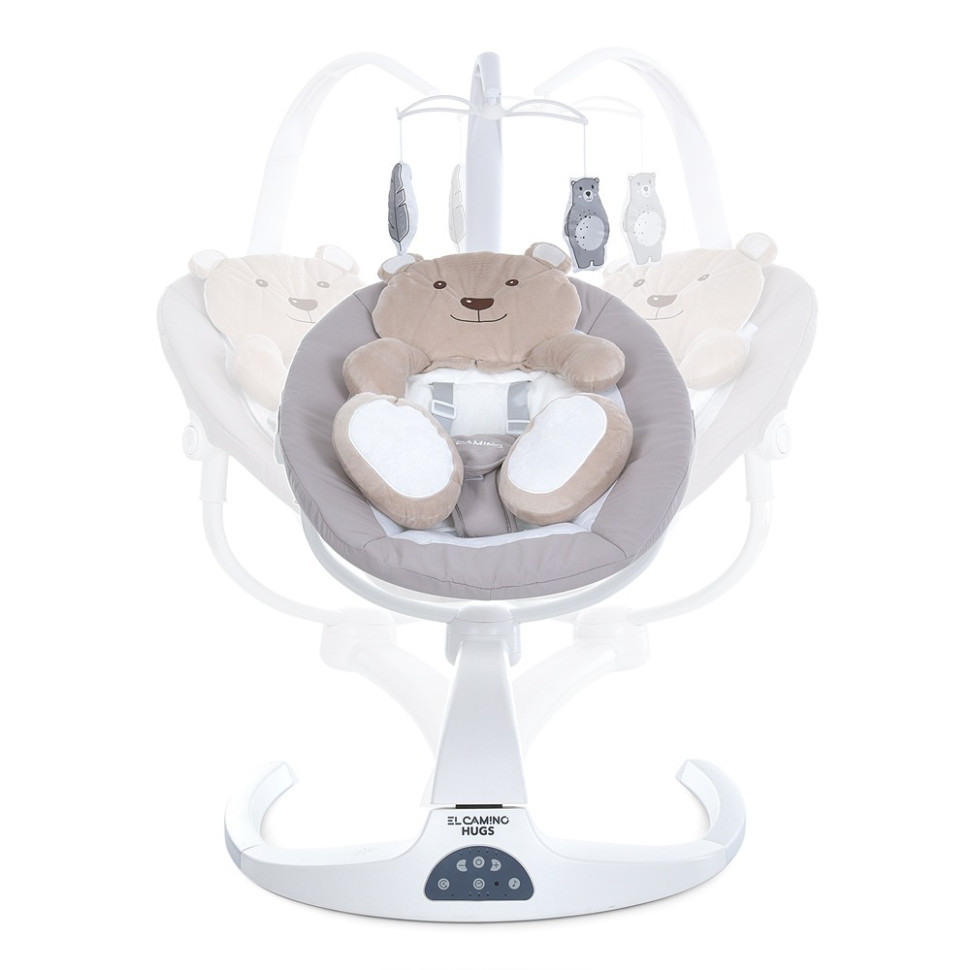 Заколисуючий центр-шезлонг HUGS Bambi ME 1077 Beige 
