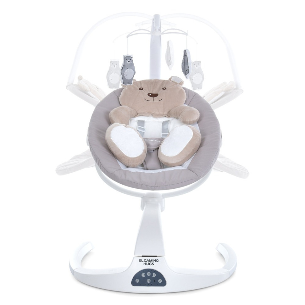 Заколисуючий центр-шезлонг HUGS Bambi ME 1077 Beige 