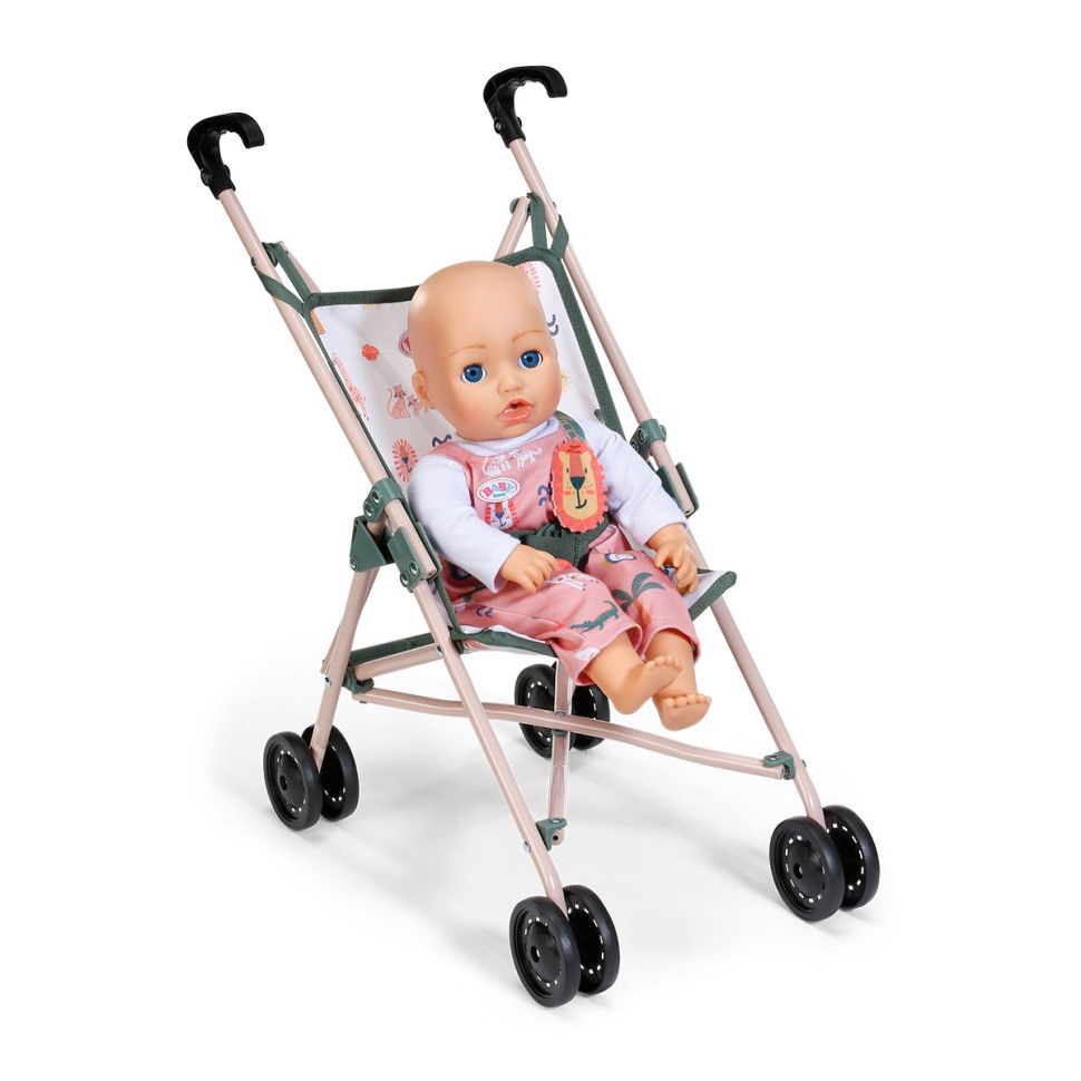 Коляска для куклы Тропики BABY born 838327 прогулочная, складная