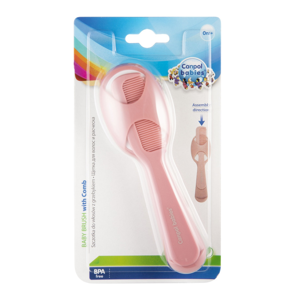 Щетка для волос с расческой Canpol babies 56/160_pin с рождения