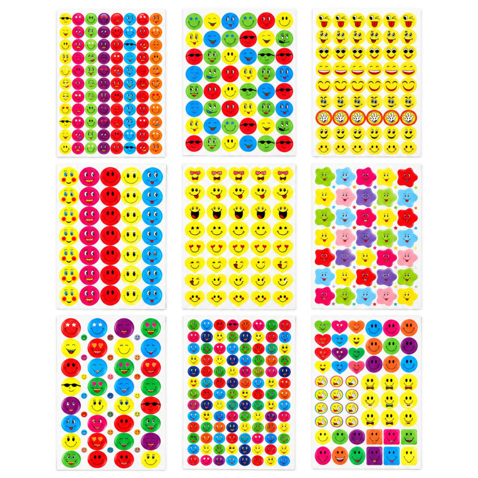 Наклейки для оценок COLOR-IT 85724 упаковка 10 листов