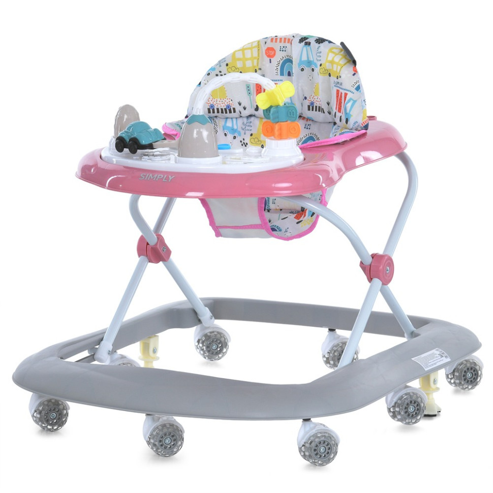 Дитячі ходунки Simply El Camino ME 1215 Pink, музика, світло