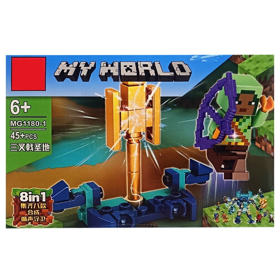 Дитячий конструктор «MINECRAFT» Bambi 1180-1, 45 деталей