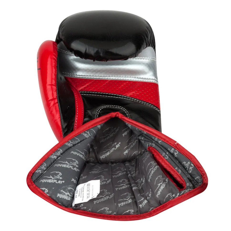 Боксерские перчатки Scorpio PowerPlay PP_3007_10oz_Black, Черные карбон 10 унций