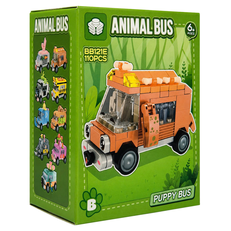Дитячий конструктор Puppy Bus Bambi BB121E-B серії 