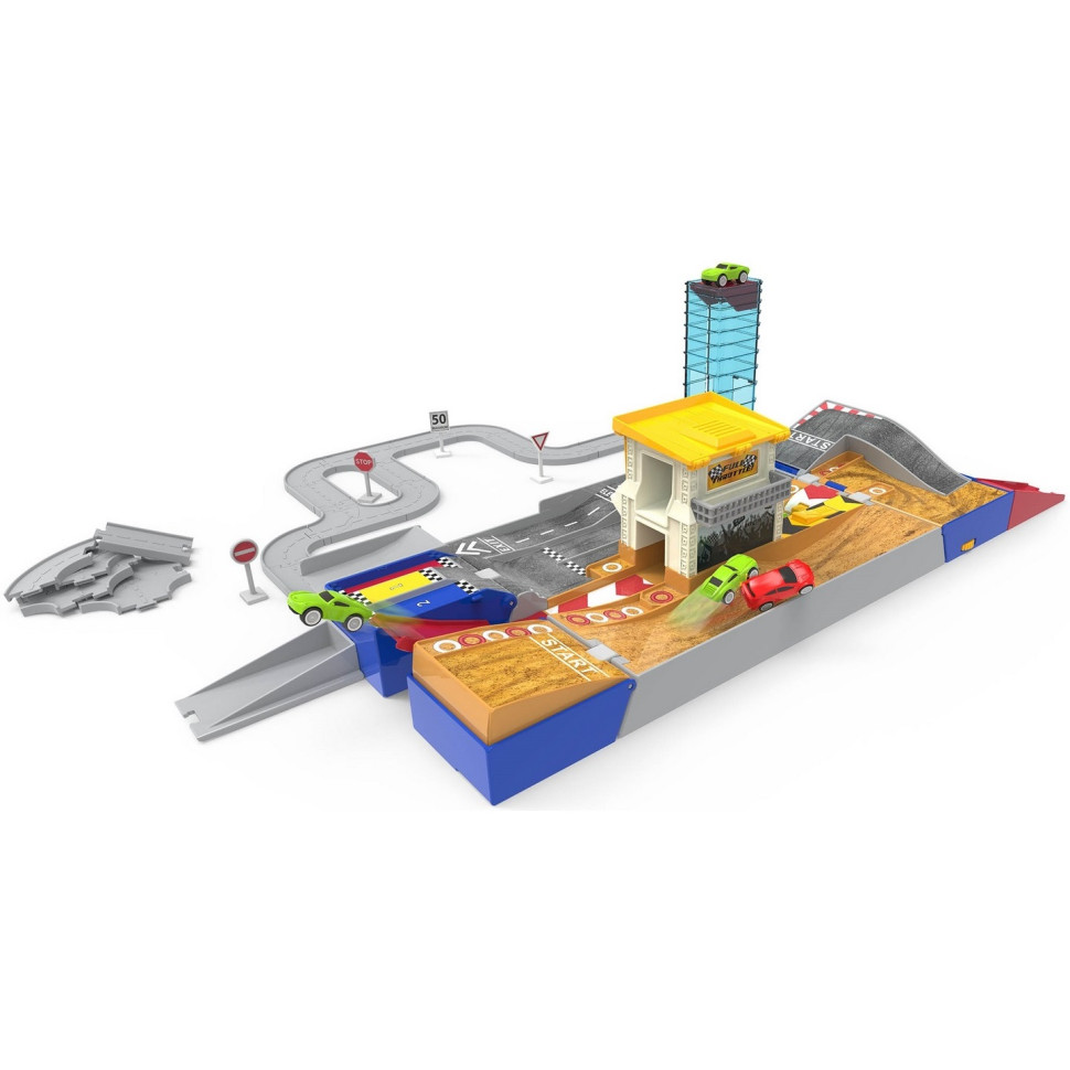Ігровий набір DRIVEN POCKET SERIES Гоночна траса 2в1, 80 дет. WH1108Z