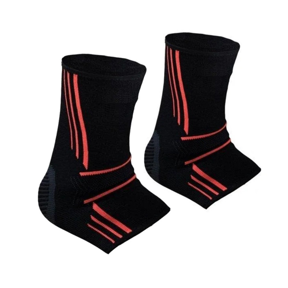 Бандажі на гомілкостоп Ankle Support Power System PS_6022_M_Black/Orange, M