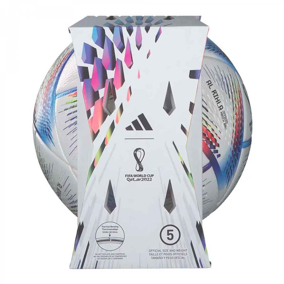 Футбольный мяч 2022 World Cup Al Rihla OMB (FIFA QUALITY PRO) Adidas H57783, №5