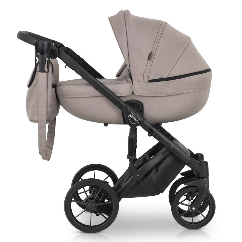 Коляска універсальна 3 в 1 Mirage Basic Verdi 9023-VMB3-6, 5-точкові ремені безпеки