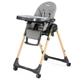 Стілець Prima Pappa Follow Me Peg-Perego IH01000002BL73 Amblance Ice Преміум сірий