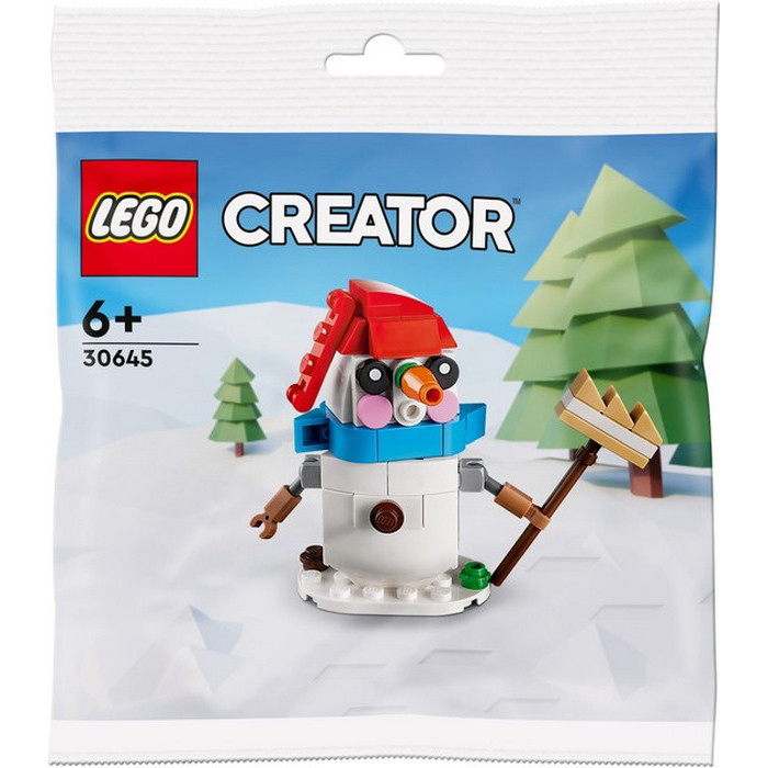 Конструктор Creator Снеговик с граблями LEGO 30645, 78 деталей